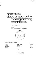 Solid st<em>a</em>te electronic circuits:<em>for</em> <em>engineering</em> technology 1973