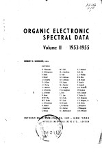 Organic electronic spectral <em>data</em>.Vol.2.