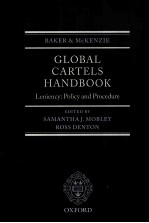 GLOBAL CARTELS <em>H</em>ANDBOOK LENIENCY:POLICY AND PROCEDURE