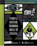 <em>STUDY</em> <em>A</em>ND CRITIC<em>A</em>L THINKING SKILLS IN COLLEGE <em>FOURTH</em> <em>EDITION</em>