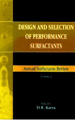 Design and selection of pe<em>rf</em>o<em>rm</em>ance su<em>rf</em>actants