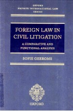 FOREIGN <em>L<em>A</em>W</em> <em>IN</em> CIVIL LITIG<em>A</em>TION