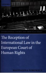 THE RECEPTION <em>OF</em> <em>IN</em>TENATIONAL LW <em>IN</em> THE EUROPEAN COURT <em>OF</em> HUMAN RIGHTS