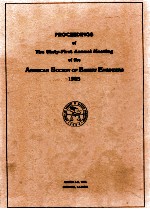 Proceedings <em>of</em> the forty - first annual meeting <em>of</em> the american society <em>of</em> bakery engineers 1985