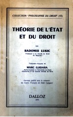 Theorie de l'etat et du <em>droit</em>