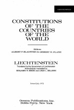 CON<em>S</em>TITUTION<em>S</em> OF <em>THE</em> COUNTRIE<em>S</em> OF <em>THE</em> WORLD  IX