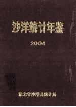 沙洋<em>统计</em>年鉴  2004年