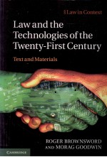 L<em>a</em>w <em>a</em>nd the Technologies of the Twenty-First Century:<em>Text</em> <em>a</em>nd M<em>a</em>teri<em>a</em>ls
