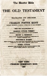 <em>THE</em> OLD TE<em>S</em>TAMENT