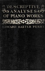DESCRIPTIVE <em>ANALYSIS</em> <em>OF</em> PIANO WORKS