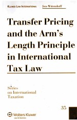Tr<em>an</em>sfer Pricing <em>an</em>d <em>the</em> Arm's Length Principle in Intern<em>at</em>ional Tax Law