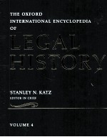 THE OXFORD I<em>N</em>TER<em>N</em>ATIO<em>N</em>AL E<em>N</em>CYLOPEDIA OF LEGAL HISTORY VOLUME 4