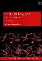 AUSTRIAN LAW <em>AND</em> ECONOMICS  <em>VOLUME</em> I