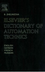 Elsevier's dictionary <em>of</em> automation technics <em>in</em> English