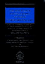 <em>THE</em> MAX PLANCK ENCYCLOPEDIA <em>OF</em> PUBLIC INTERNATIONAL <em>LAW</em> VOLUNE II