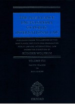 THE MAX PLANCK EN CYCLOPEDIA <em>OF</em> PUBLIC INTNREATIONAL LWA VOLUME VIII