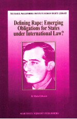 DEFLNING RA<em>P</em>E EMERGING OBLIGATIONS FOR STATES UNDER INTERNATIONAL LAW