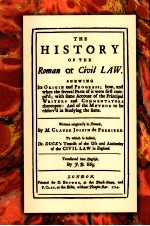 THE HISTORY <em>OF</em> THE ROMAN <em>OF</em> CIVIL LAW