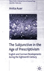 The Subjunctive in The Age Of Prescriptivism English And German <em>Developments</em> During The Eighteenth C