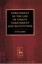 ENRIHMENT <em>IN</em> THE LAW <em>OF</em> UNJUST ENRICHMENT AND RESTIUION