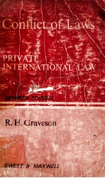 CONFLCT OF LAWS P<em>R</em>IVATE INTE<em>R</em>NATIONAL LAW