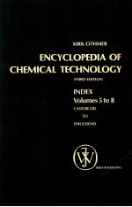 encyclopedia <em>of</em> chemical technology third <em>edition</em> index volume 5 to 8 castor oil emulsions