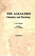 THE ALKALOIDS Chemistry <em>and</em> Physiology <em>VOLUME</em> XX