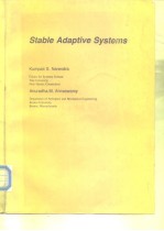 Stable Adaptive <em>Systems</em>