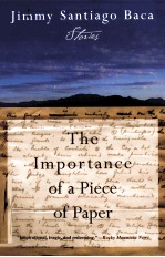 THE IMPORTANCE <em>OF</em> A PIECE <em>OF</em> PAPER