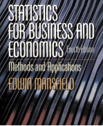 STATISTICS FOR BUSINESS AND ECONOMICS METHODS AND APPLICATIONS FOURTH <em>EDITION</em>