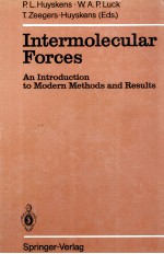 INTERMOLECULAR FORCES <em>AN</em> <em>INTRODUCTION</em> <em>TO</em> MODERN <em>METHODS</em> <em>AN</em>D RESULTS