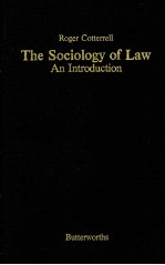 <em>THE</em> SOCIOLGY <em>OF</em> LAW <em>AN</em> <em>INTRODUCTION</em>