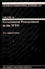 GOVE<em>R</em>NMENT P<em>R</em>OCU<em>R</em>MENT IN THE WTO