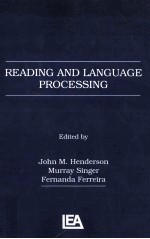 Reading And Language <em>Processing</em>