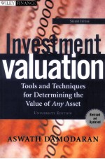 <em>In</em>vestment Valuation:Tools and Techniques for Determ<em>in</em><em>in</em>g the Value <em>of</em> Any Asset SECOND EDITION