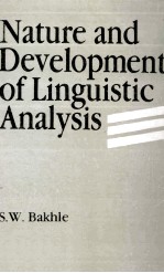 Nature and Development <em>of</em> <em>Linguistic</em> Analysis