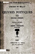 Oeuvres po<em>é</em>tiques III