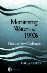 Monitoring water in <em>the</em> 1990'<em>s</em> : meeting new challenge<em>s</em>