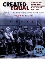 CREATED EQUAL:A SOCIAL AND POLITICAL HISTORY <em>OF</em> THE UNITED STATES VOLUME Ⅱ FROM 1865