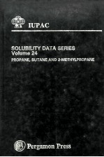 SOLUBILITY DATA SERIES VOLUME <em>2</em>4 PROPANE