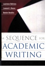 A SEQUENCE FO<em>R </em>ACA<em>DE</em>MIC W<em>RI</em>TING