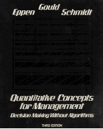 Quantitative Concepts For Management Decision Making Without Algorithms Third <em>Edition</em>
