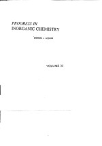 Progress <em>in</em> <em>in</em>organic chemistry;v.33.1985.