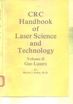 CRC <em>Handbook</em> of Laser Science and Technology Volume II Gas Lasers