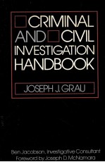 <em>Criminal</em> and civil <em>investigation</em> handbook