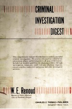 <em>Criminal</em> <em>investigation</em> digest