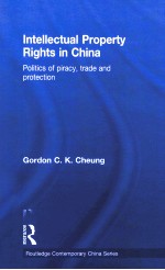 <em>IN</em>TELLECTUAL PROPERTY RIGHTS <em>IN</em> CH<em>IN</em>A POLITICS <em>OF</em> PIRCY