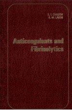 Ant<em>ic</em>oagulants and f<em>ib</em>r<em>in</em>olyt<em>ic</em>s