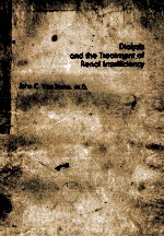 DIALYSIS AND THE TREATMENT <em>OF</em> RENAL INSUFFICIENCY