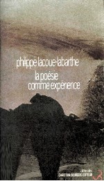 La po<em>é</em>sie comme exp<em>é</em>rience